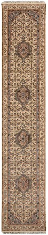 Wool Bijar Indian Rug 80 × 412 cm, hand-knotted