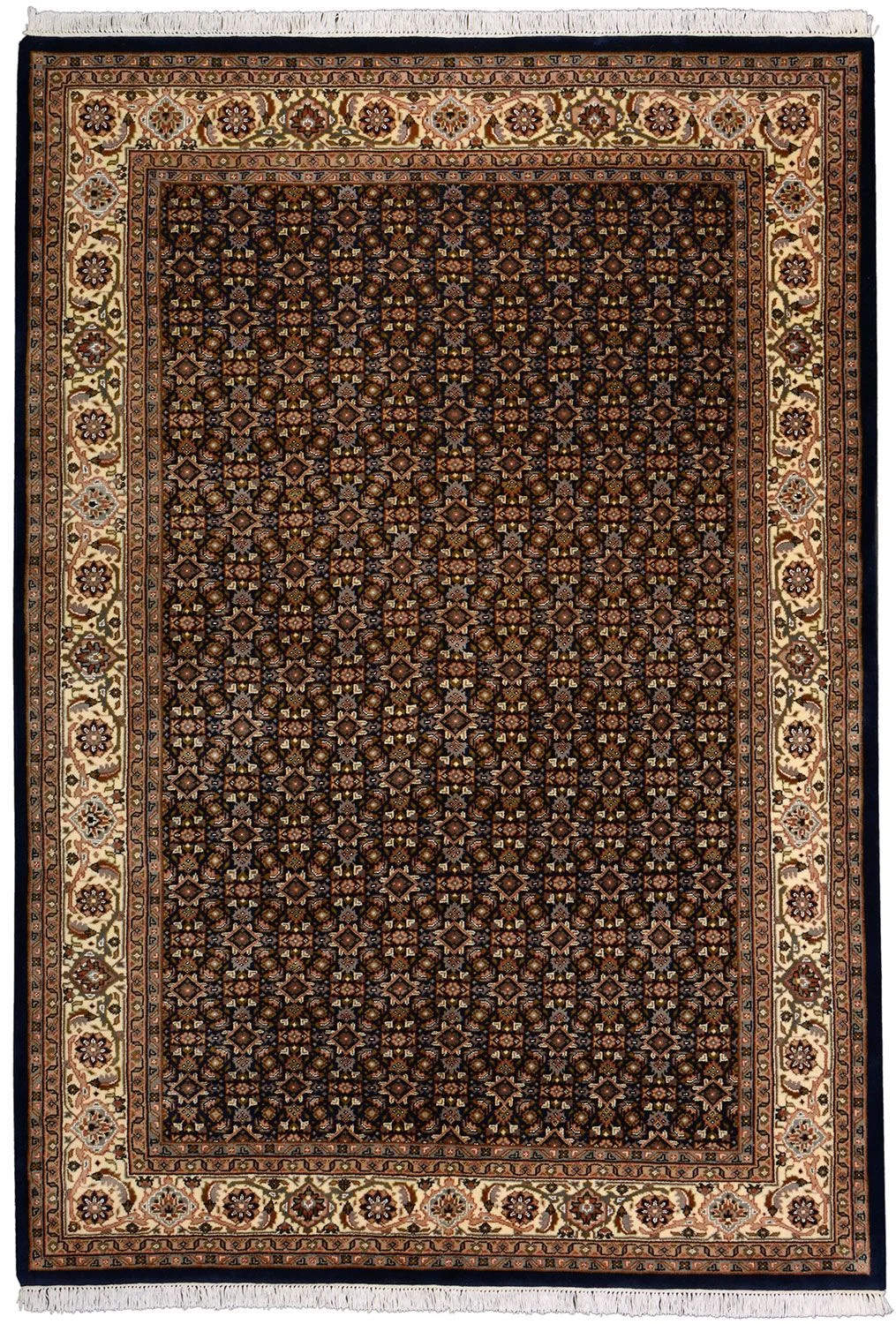 Tabriz Indian Rug 170 × 243 cm in Wool, hand-knotted
