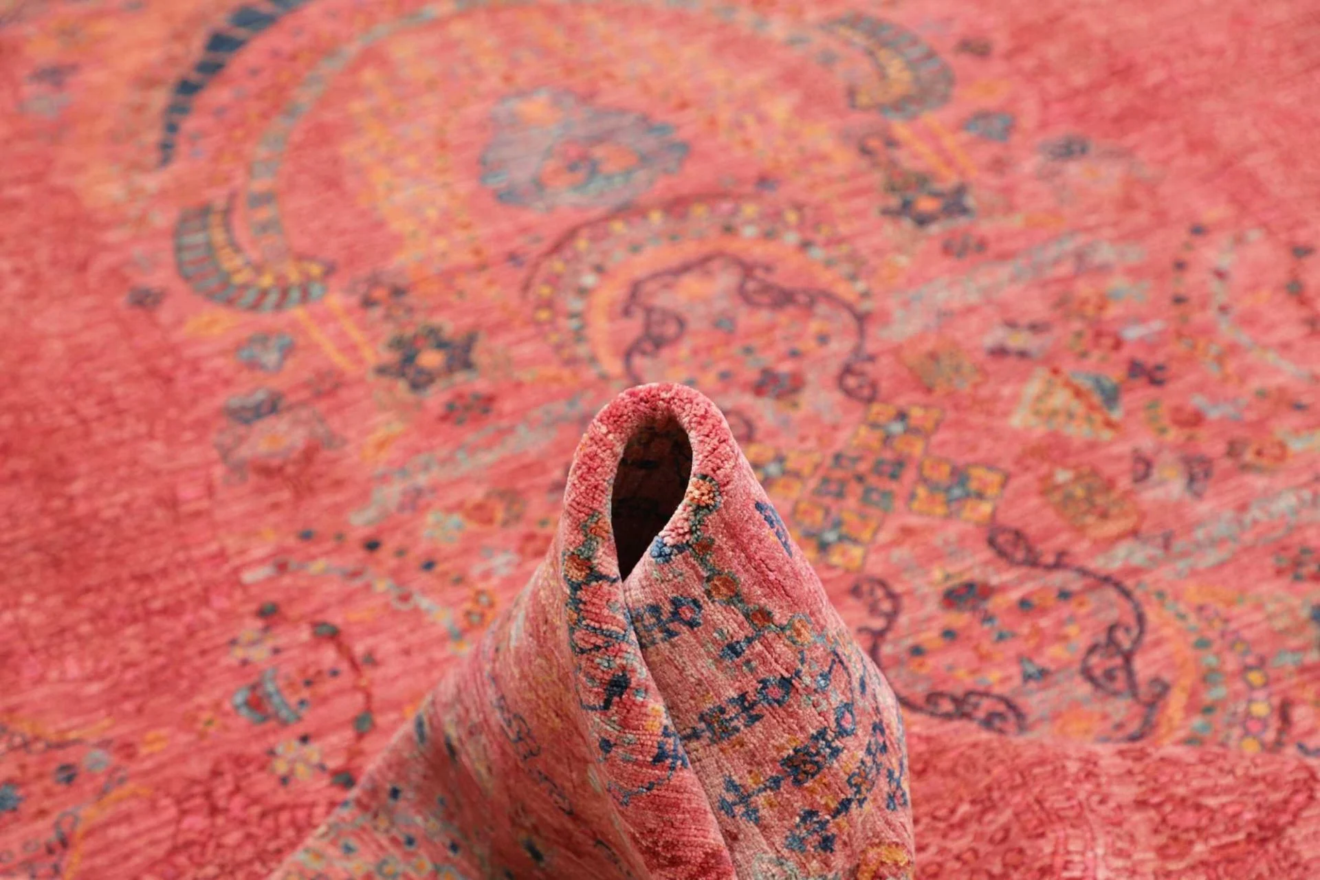 Samarkand Pakistani Rug 252 × 287 cm in Wool, hand-knotted - Image 9