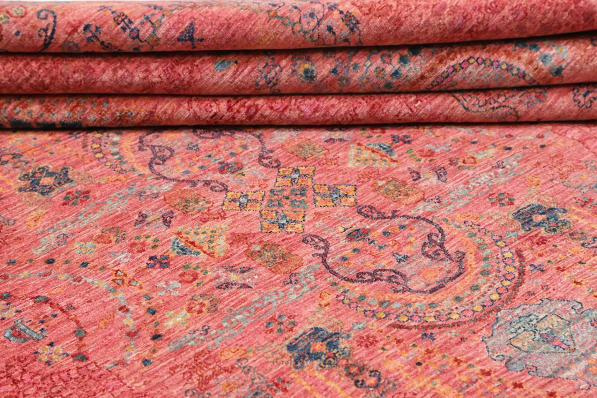 Samarkand Pakistani Rug 252 × 287 cm in Wool, hand-knotted - Image 10