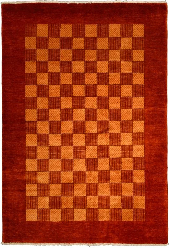 Hand-Knotted Loribaft Pakistani Rug, 173 × 246 cm, Wool