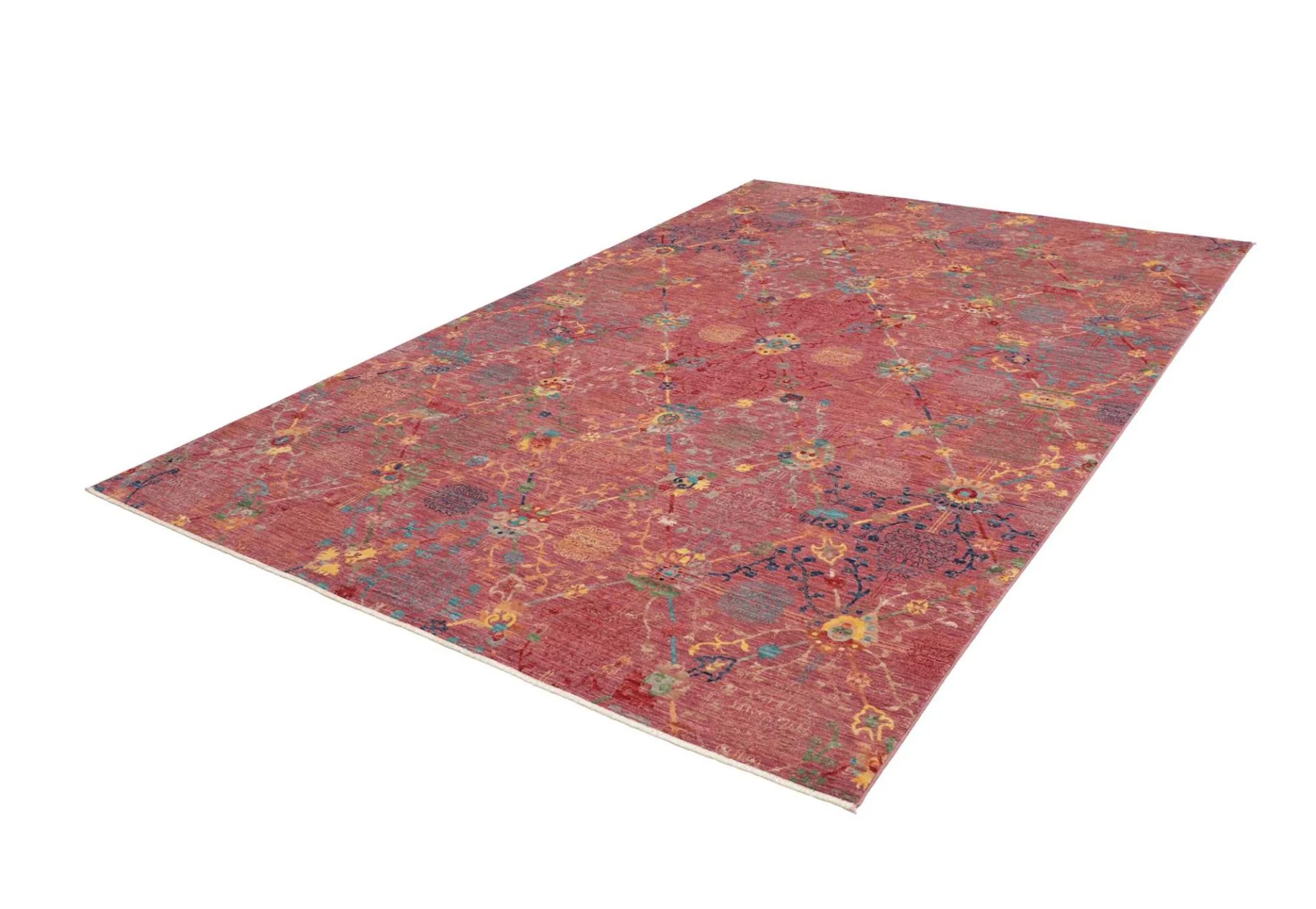 Alternative view of Hand-Knotted Samarkand Pakistani Rug, 205 × 295 cm, Wool