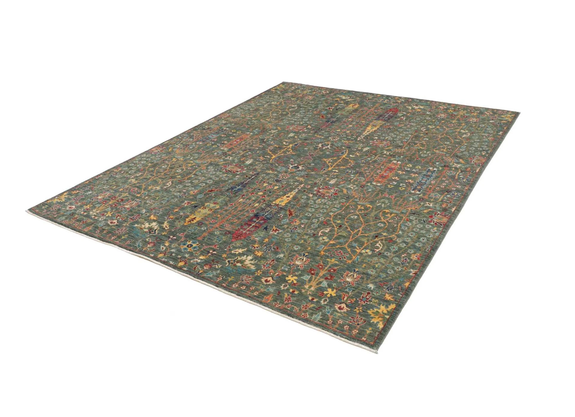 Alternative view of Samarkand Pakistani Rug 203 × 248 cm in Wool, hand-knotted