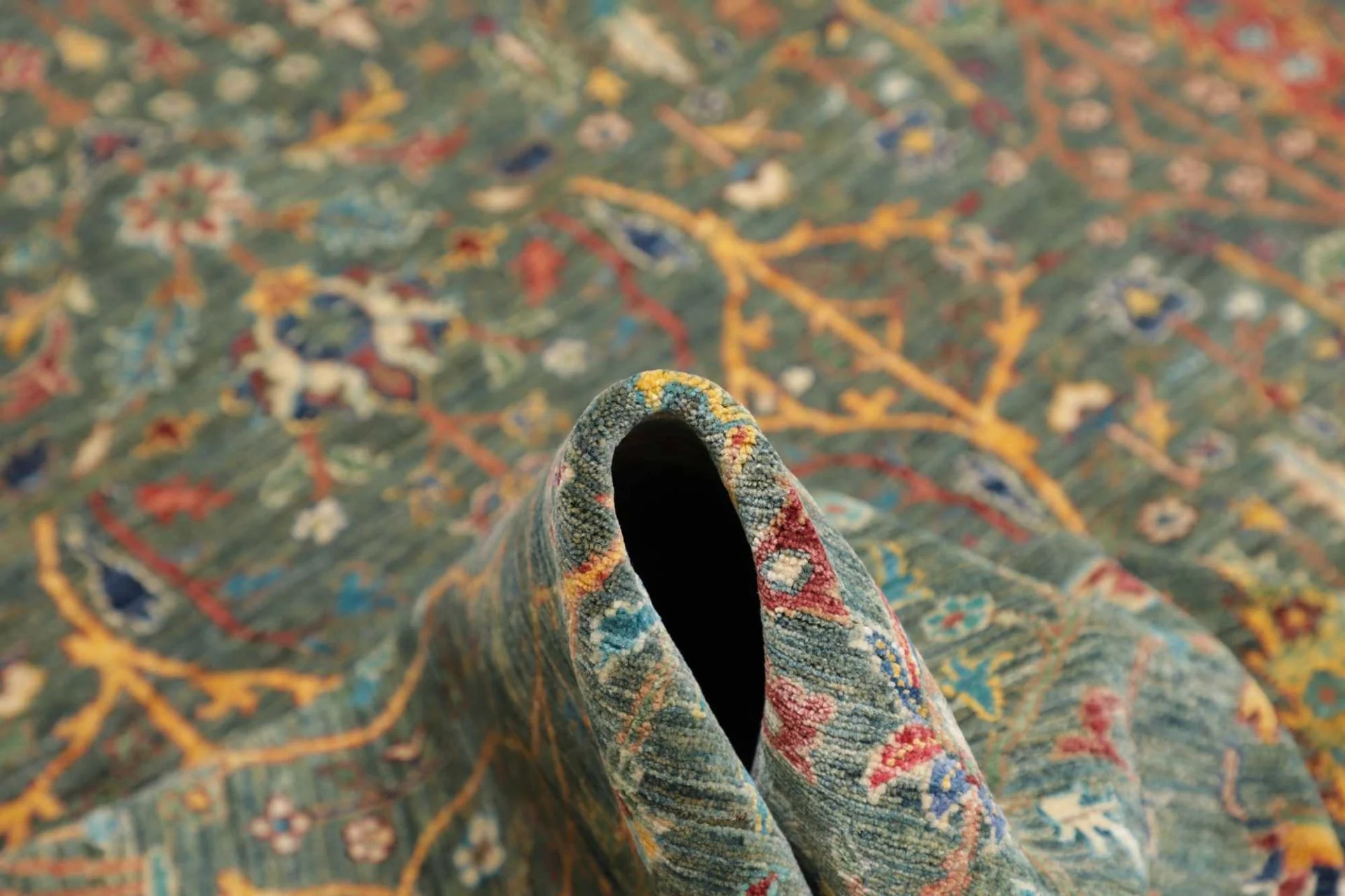 Samarkand Pakistani Rug 203 × 248 cm in Wool, hand-knotted - Image 9