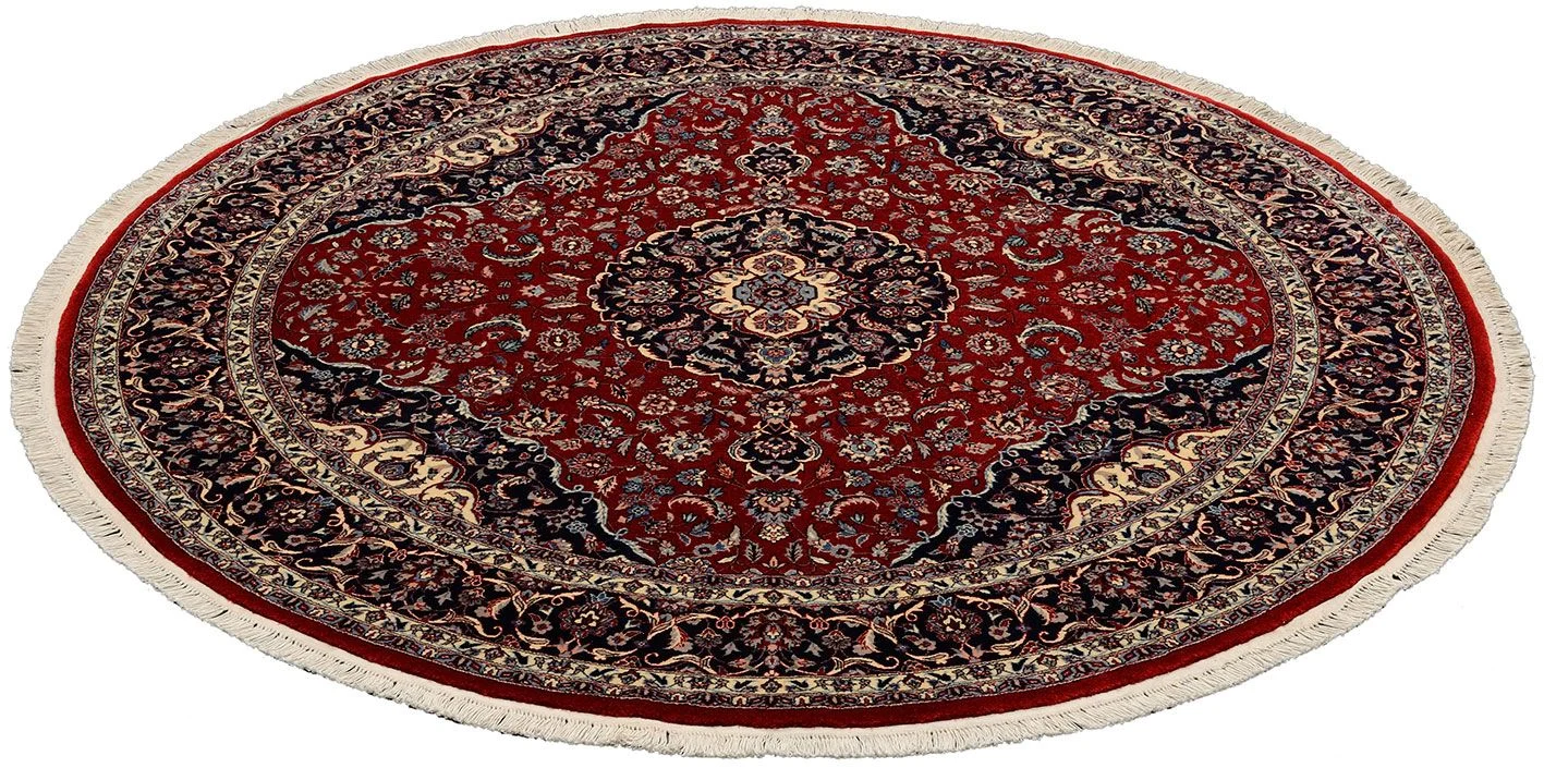 Alternative view of Isfahan Chinese Rug 205 × 205 cm in Wool, hand-knotted