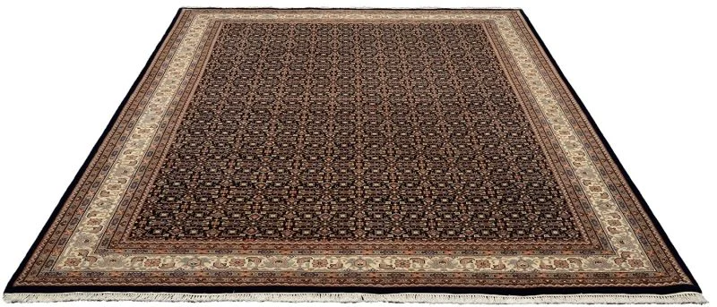 Alternative view of Wool Herati Indian Rug 251 × 355 cm, hand-knotted