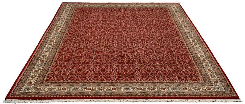 Alternative view of Hand-Knotted Herati Indian Rug, 245 × 342 cm, Wool