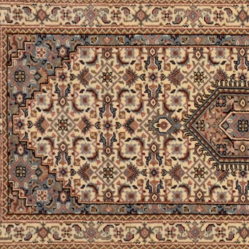 Wool Bijar Indian Rug 80 × 412 cm, hand-knotted - Image 4
