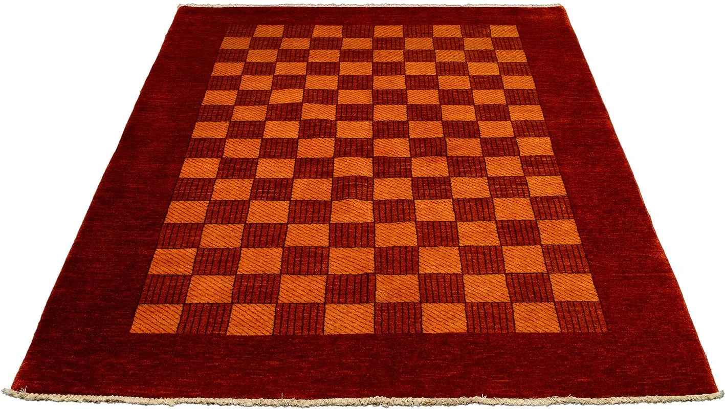 Alternative view of Hand-Knotted Loribaft Pakistani Rug, 173 × 246 cm, Wool