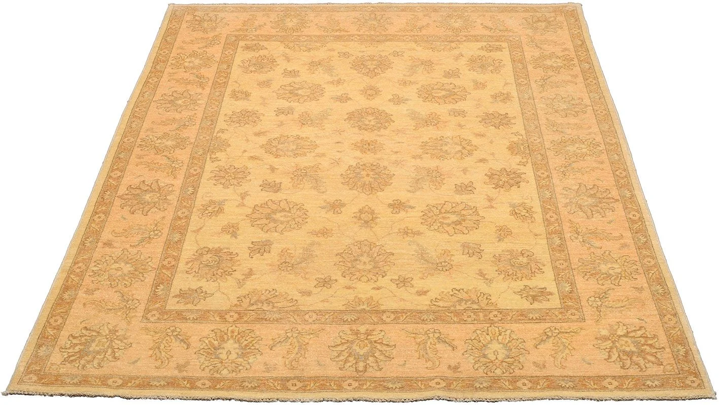 Alternative view of Hand-Knotted Ziegler Pakistani Rug, 148 × 214 cm, Wool