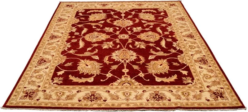 Alternative view of Hand-Knotted Ziegler Pakistani Rug, 244 × 305 cm, Wool
