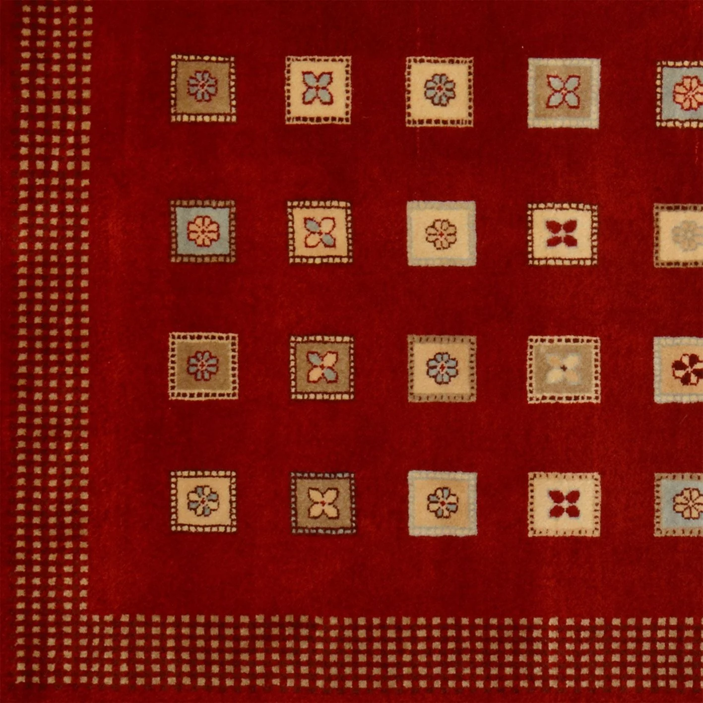 Hand-Knotted Loribaft Indian Rug, 169 × 243 cm, Wool - Image 4