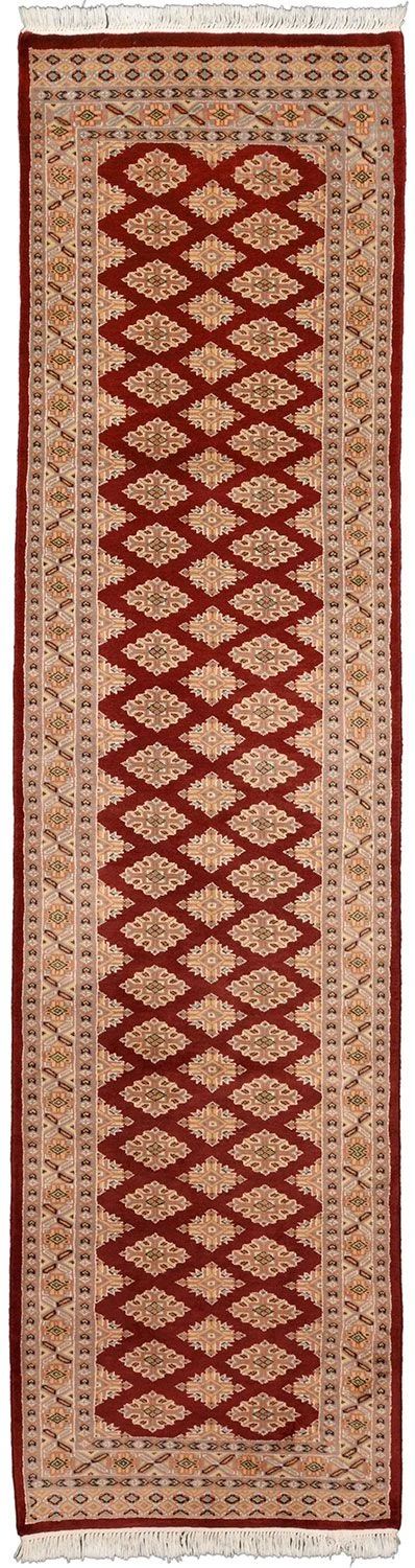 Pakistani Rug 79 × 301 cm in Wool & Silk, hand-knotted