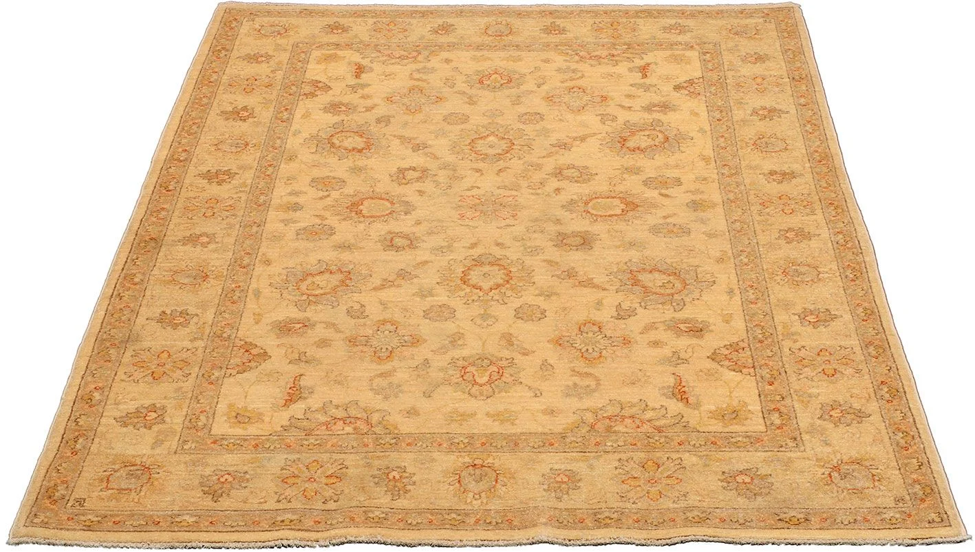 Alternative view of Hand-Knotted Ziegler Pakistani Rug, 119 × 180 cm, Wool