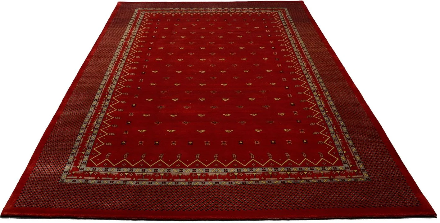 Alternative view of Hand-Knotted Loribaft Indian Rug, 249 × 347 cm, Wool