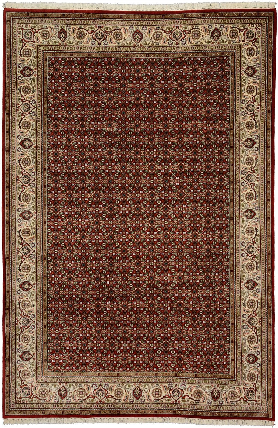 Hand-Knotted Tabriz Indian Rug, 200 × 295 cm, Wool