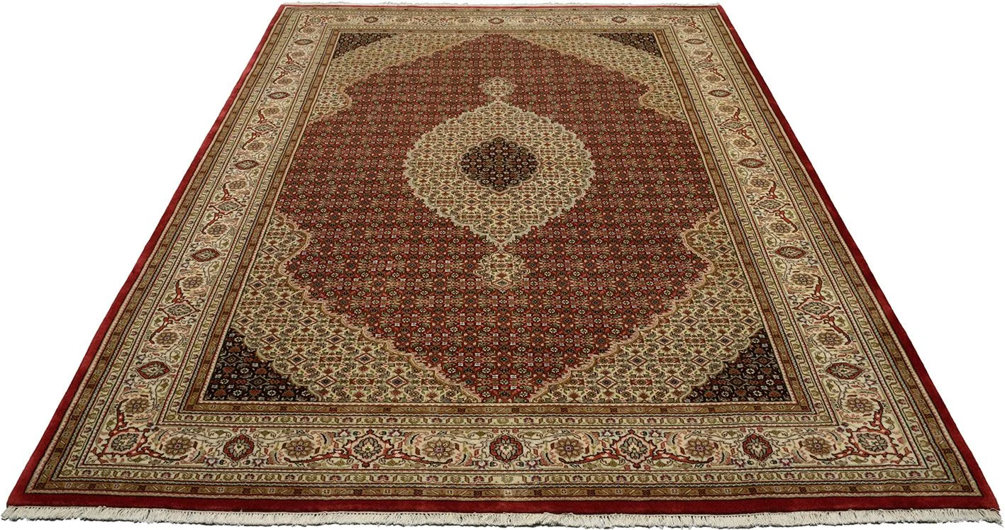 Alternative view of Hand-Knotted Tabriz Indian Rug, 250 × 345 cm, Wool