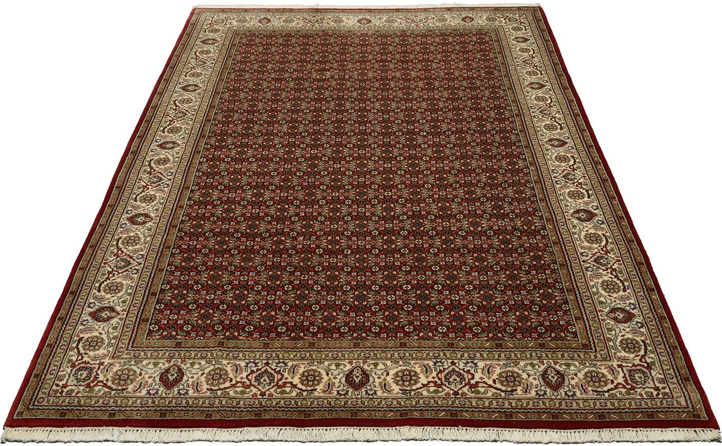 Alternative view of Hand-Knotted Tabriz Indian Rug, 200 × 295 cm, Wool