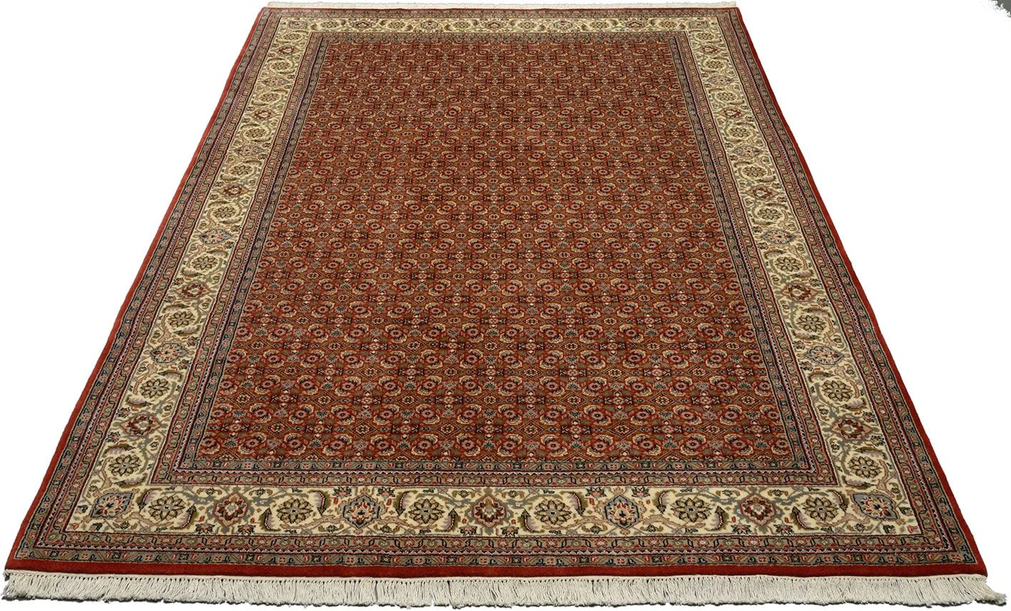 Alternative view of Hand-Knotted Tabriz Indian Rug, 200 × 291 cm, Wool