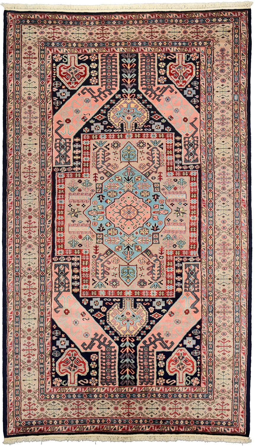 Hand-Knotted Pakistani Rug, 164 × 280 cm, Wool