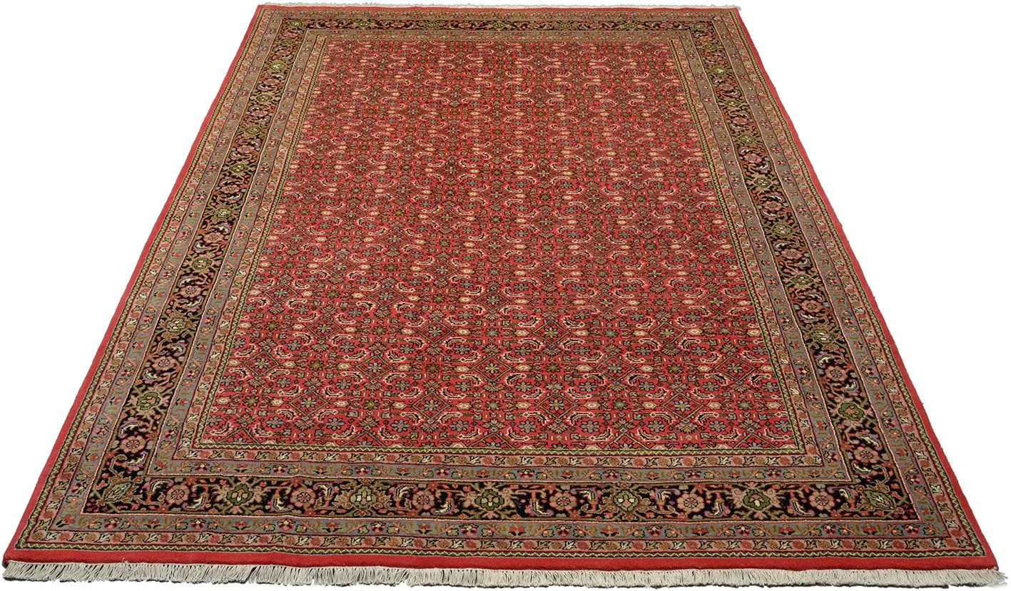 Alternative view of Hand-Knotted Bijar Indian Rug, 208 × 300 cm, Wool