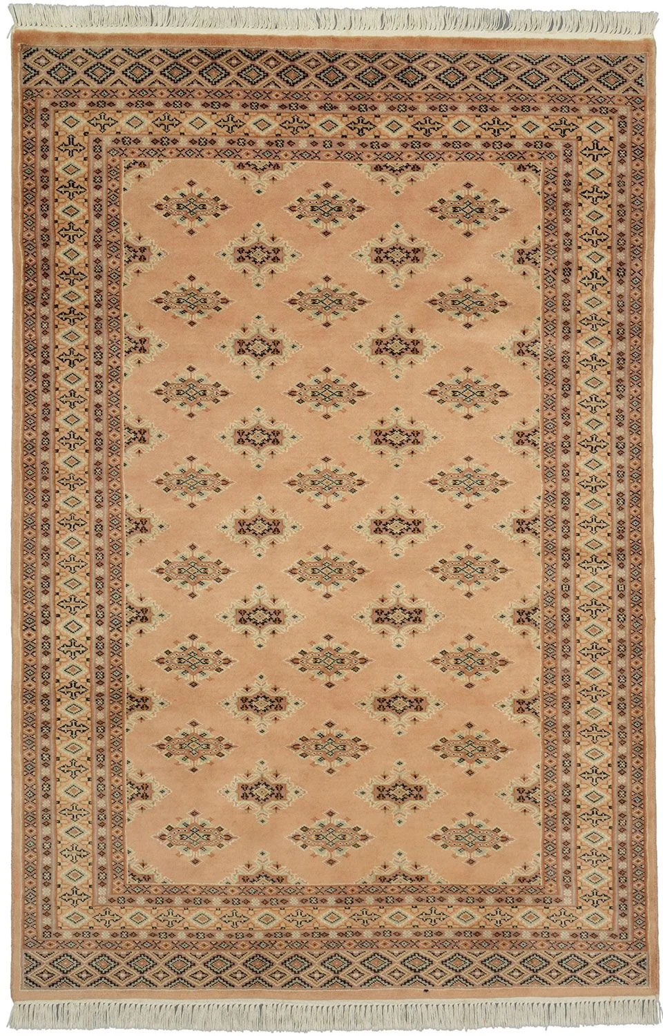 Wool Pakistani Rug 122 × 184 cm, hand-knotted