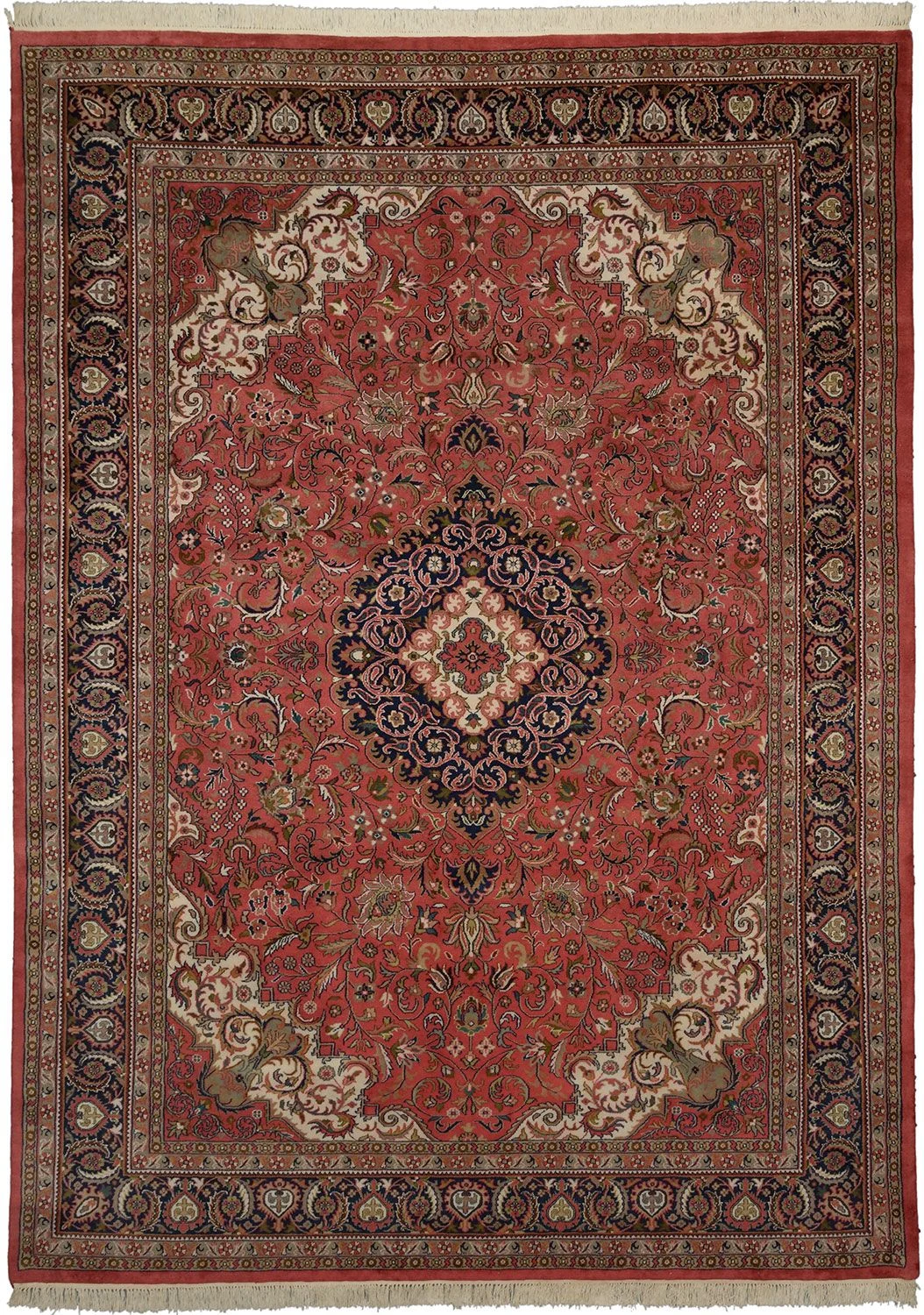 Tabriz Indian Rug 249 × 343 cm in Wool, hand-knotted