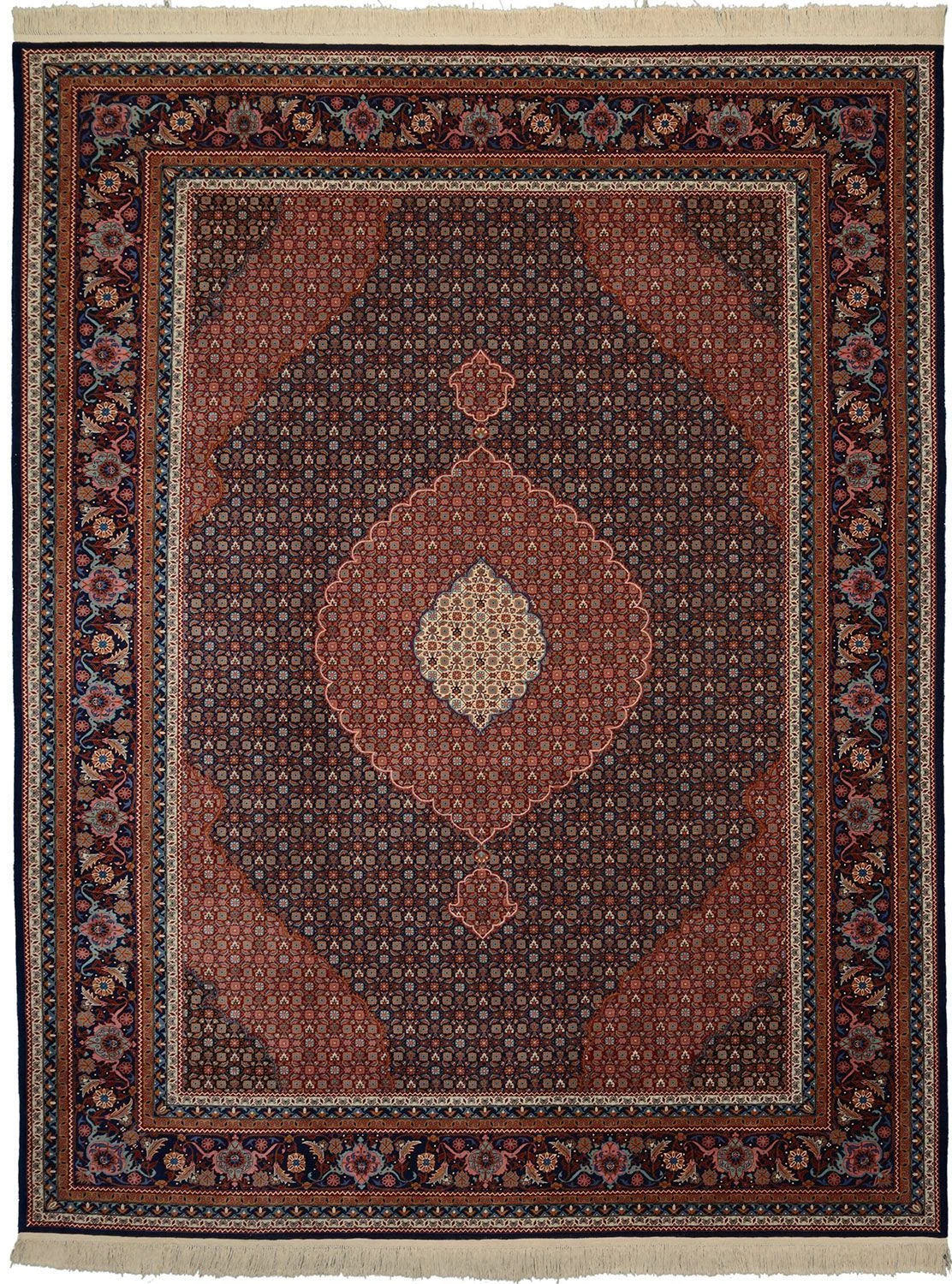Hand-Knotted Tabriz Chinese Rug, 264 × 339 cm, Wool