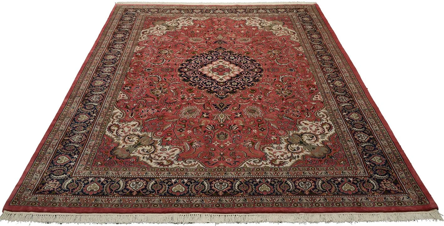 Alternative view of Tabriz Indian Rug 249 × 343 cm in Wool, hand-knotted
