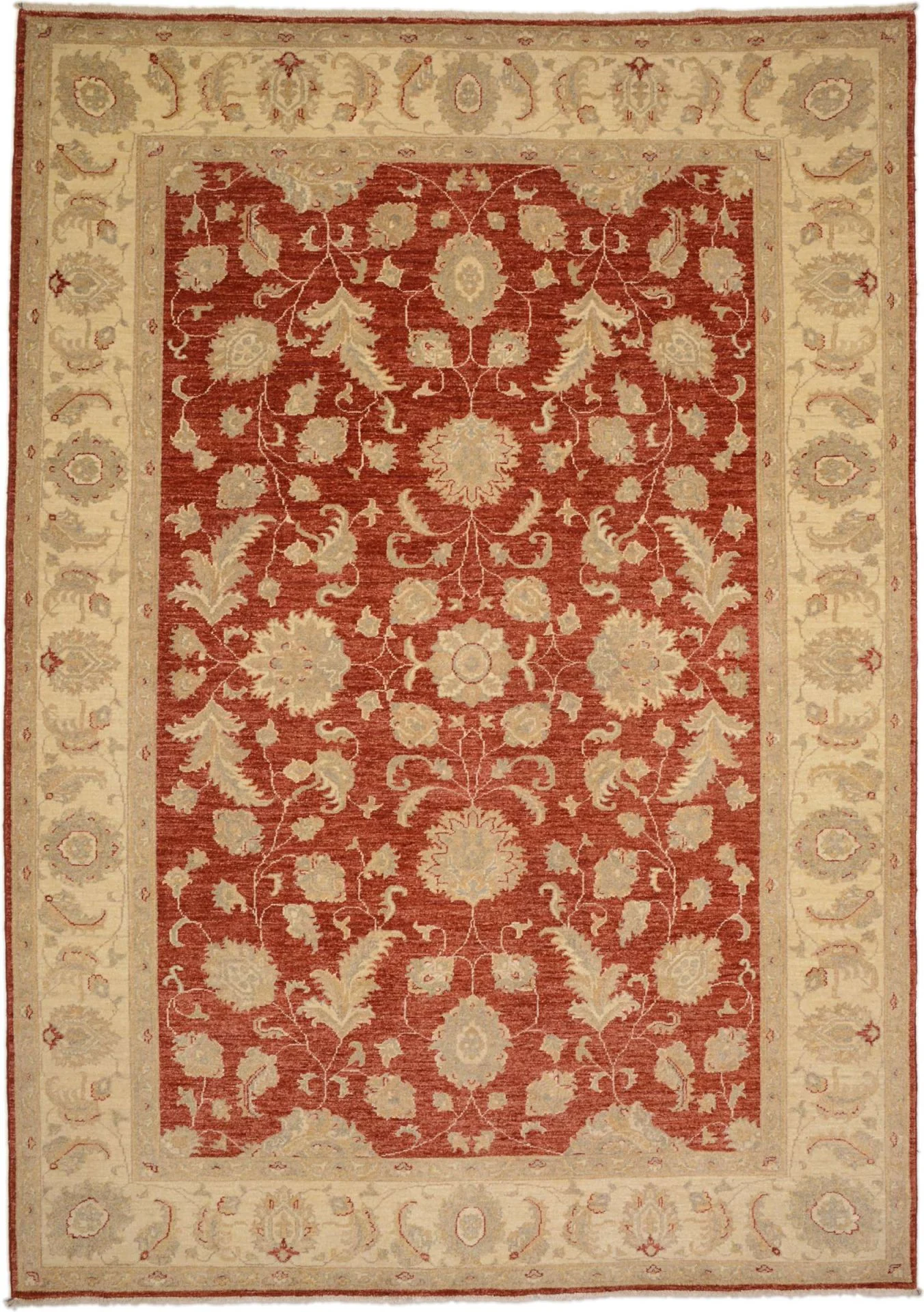 Wool Ziegler Pakistani Rug 293 × 208 cm, hand-knotted