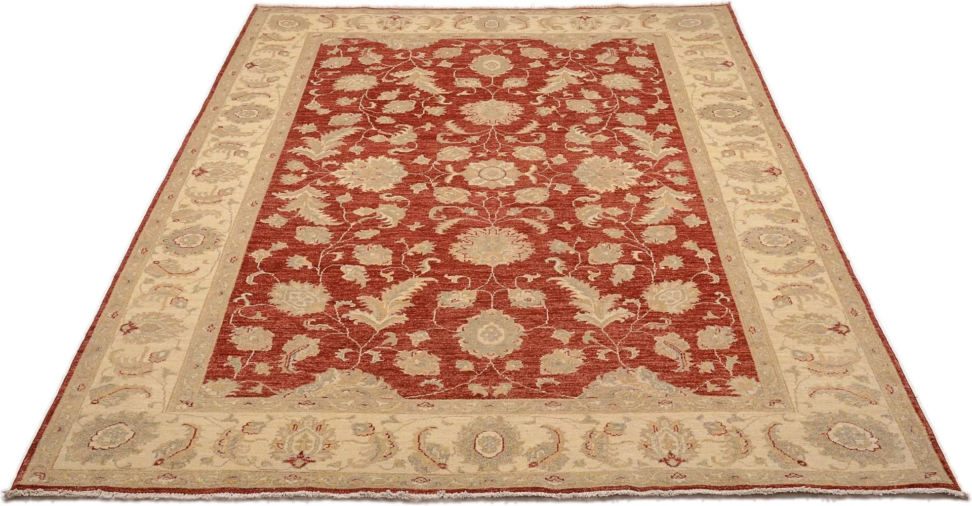 Alternative view of Wool Ziegler Pakistani Rug 293 × 208 cm, hand-knotted