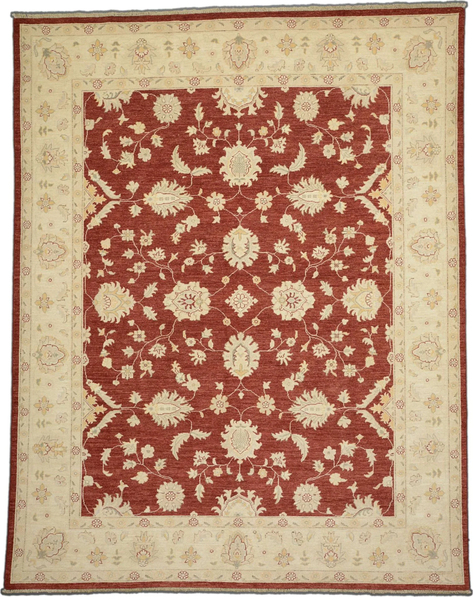 Ziegler Pakistani Rug 236 × 304 cm in Wool, hand-knotted