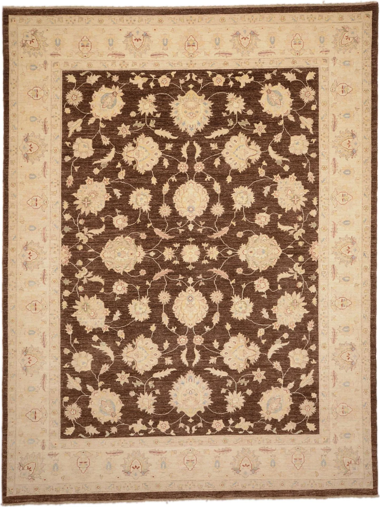 Wool Ziegler Pakistani Rug 272 × 358 cm, hand-knotted