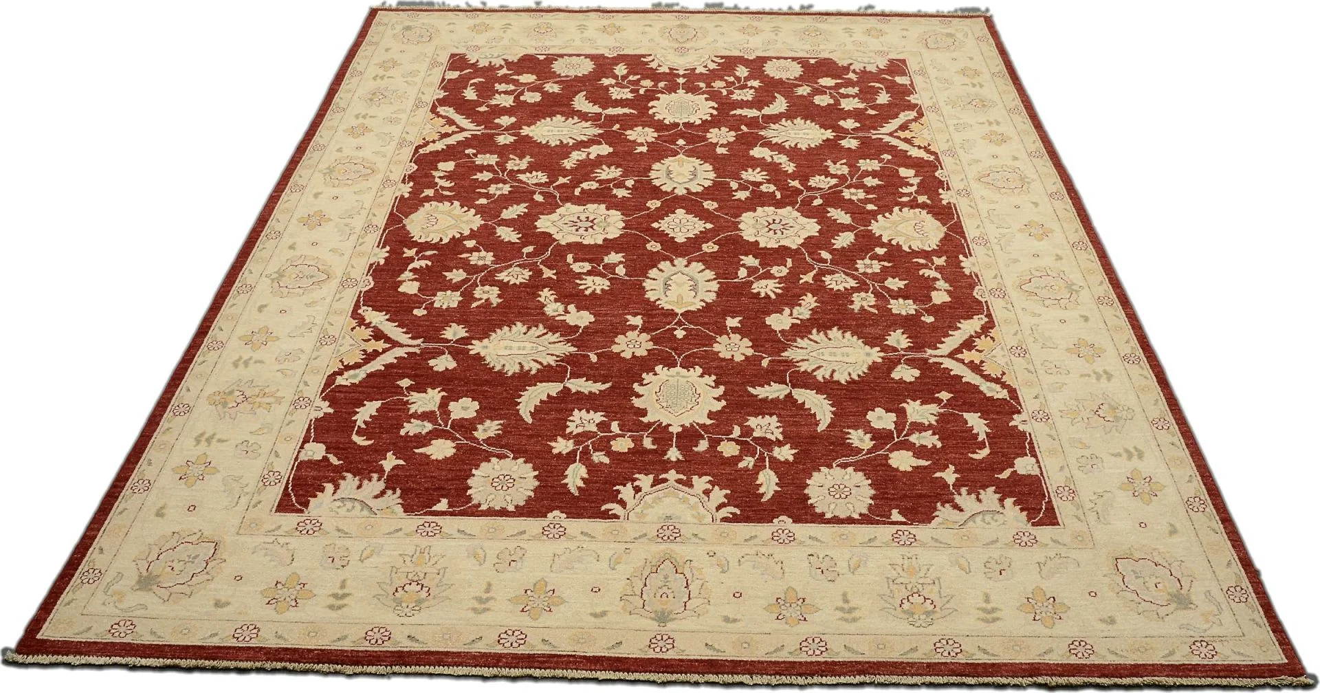 Alternative view of Ziegler Pakistani Rug 236 × 304 cm in Wool, hand-knotted
