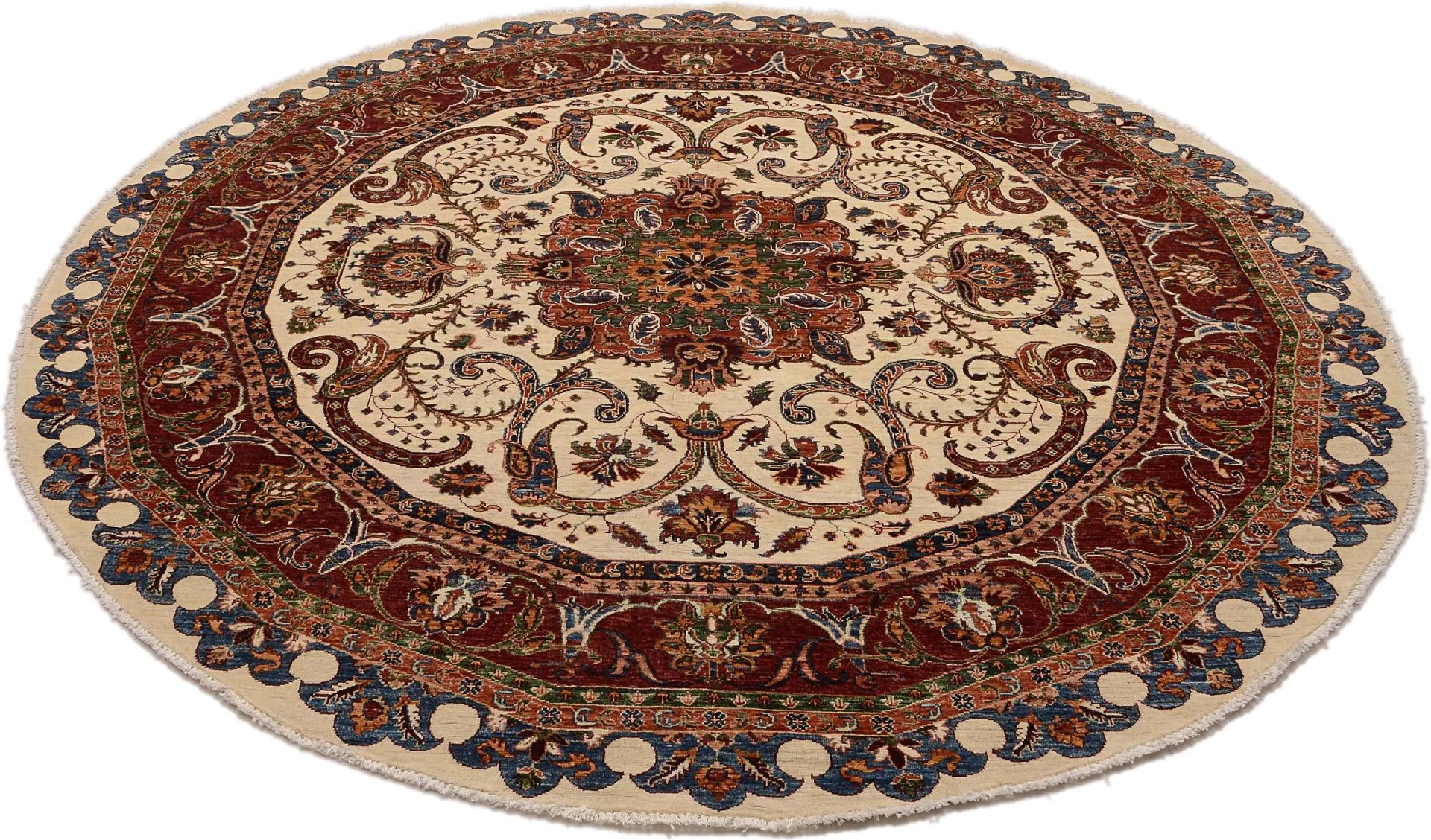 Alternative view of Ziegler Pakistani Rug 264 × 276 cm in Wool, hand-knotted