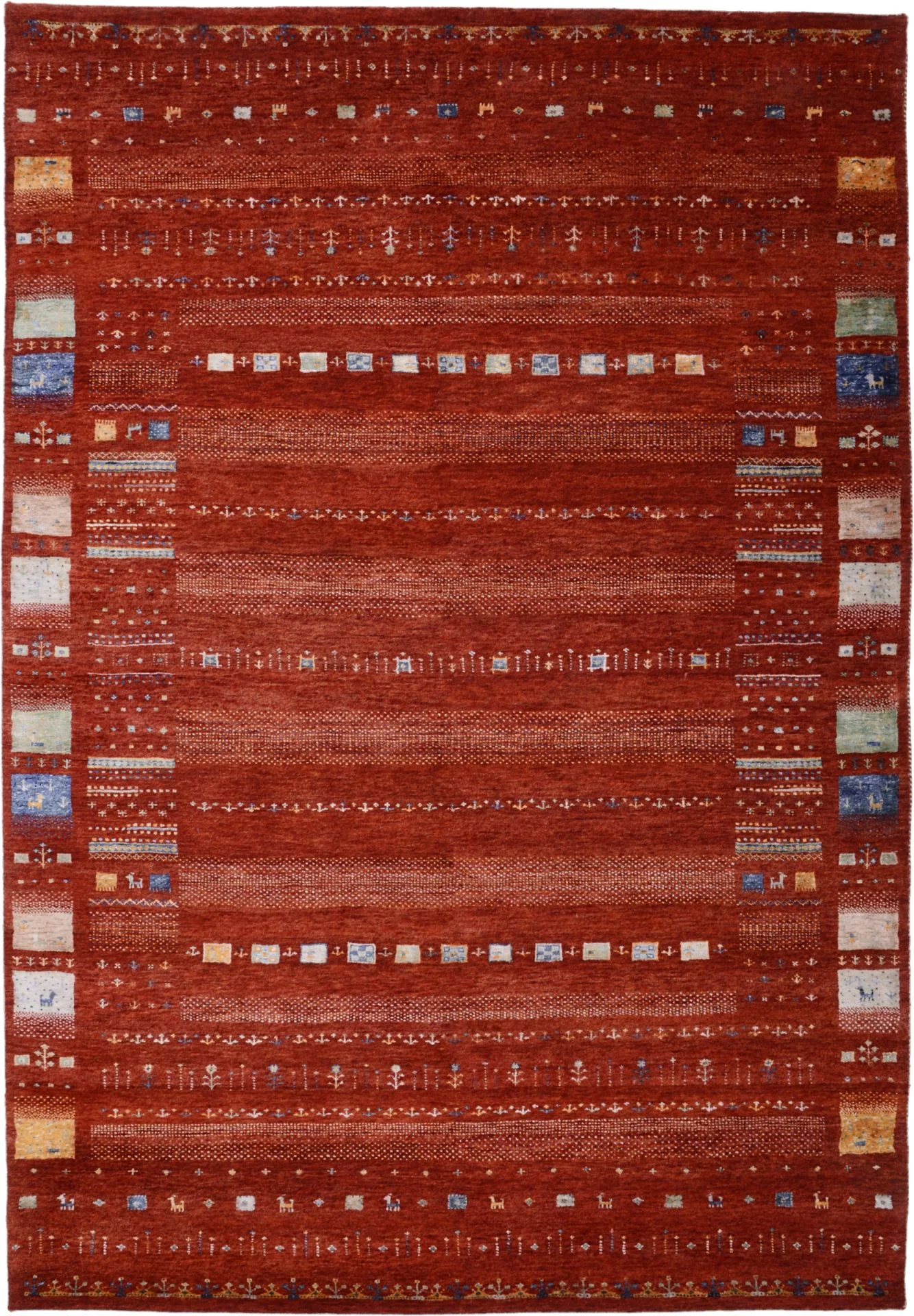 Loribaft Indian Rug 174 × 251 cm in Wool, hand-knotted