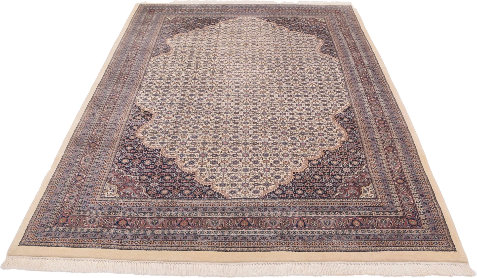 Alternative view of Hand-Knotted Bijar Indian Rug, 250 × 350 cm, Wool