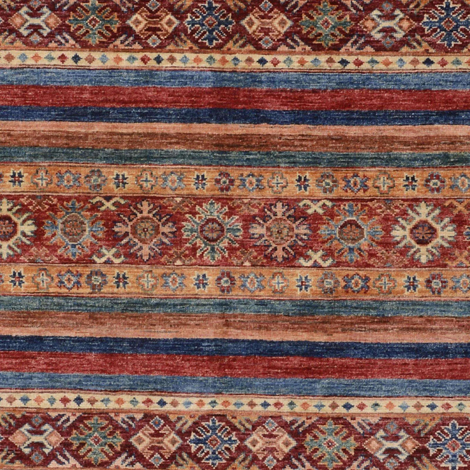 Hand-Knotted Samarkand Afghan Rug, 175 × 247 cm - Image 5