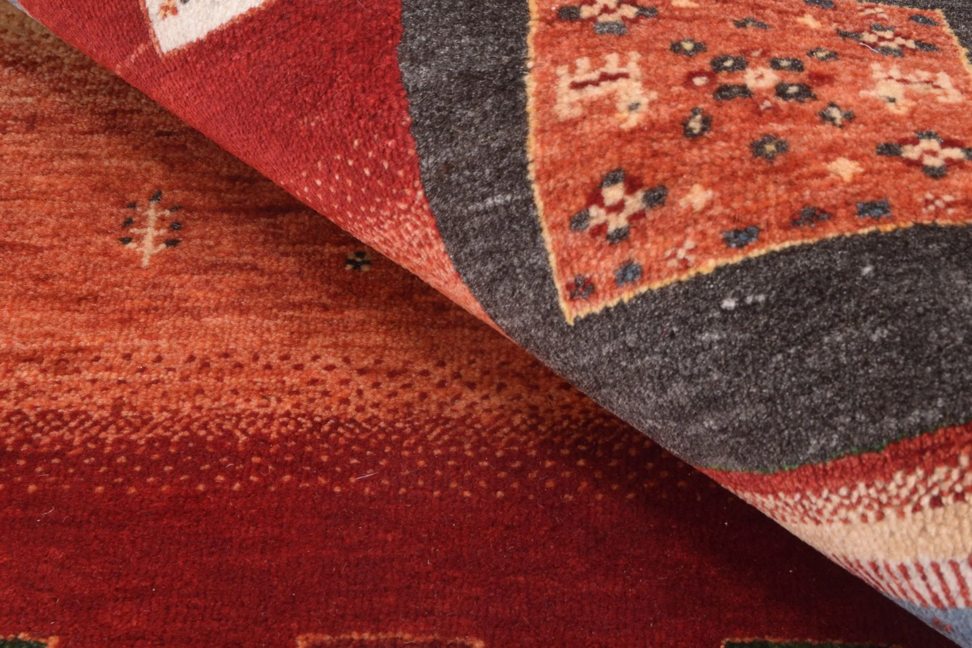 Hand-Knotted Loribaft Indian Rug, 176 × 243 cm, Wool - Image 3