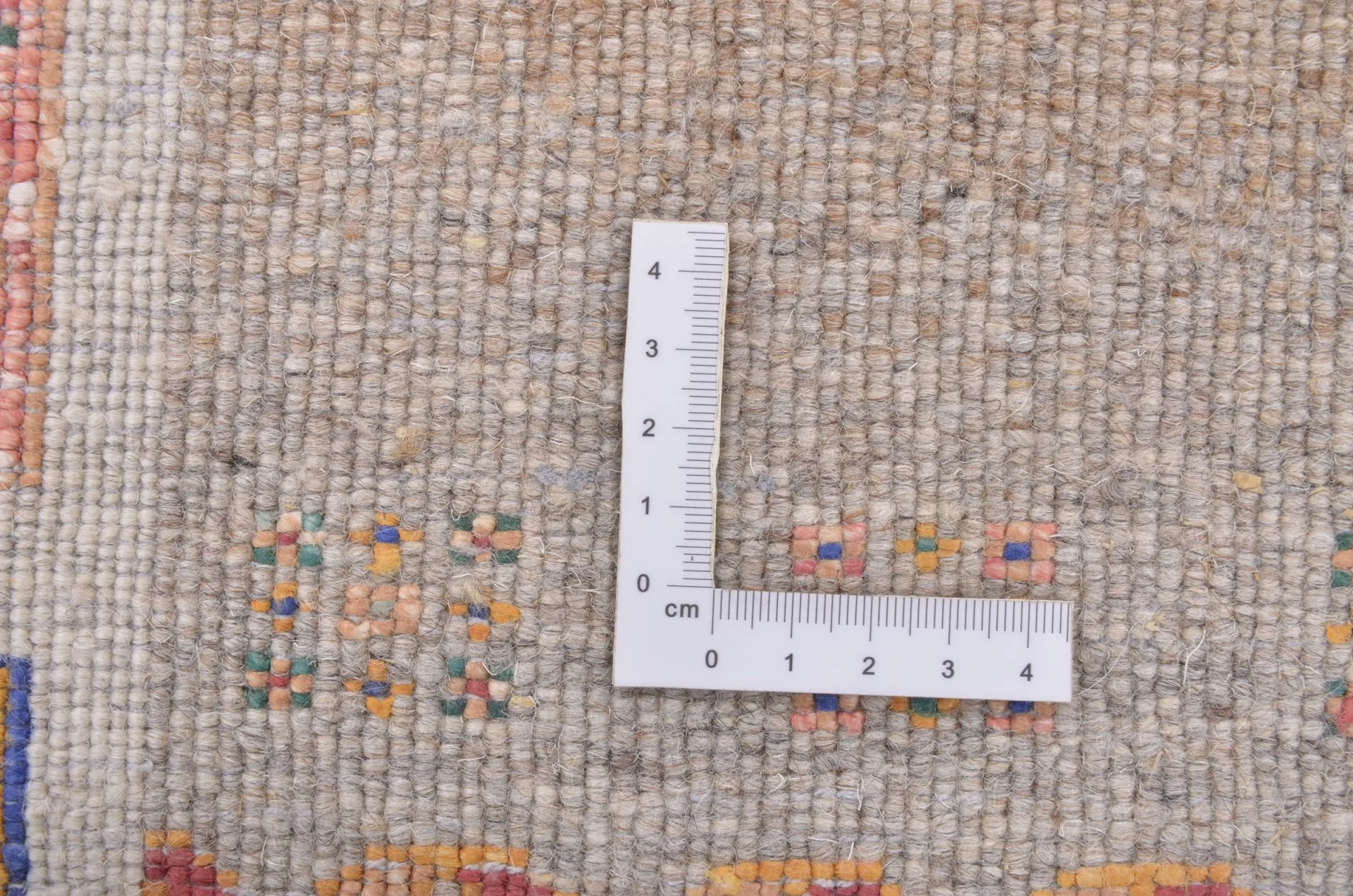 Hand-Knotted Loribaft Indian Rug, 82 × 309 cm, Wool - Image 4