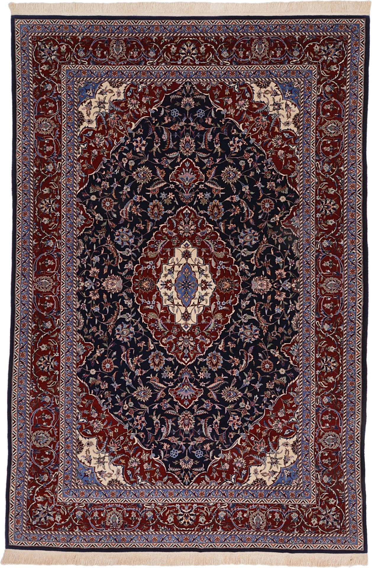 Isfahan Chinese Rug 185 × 278 cm in Wool, hand-knotted