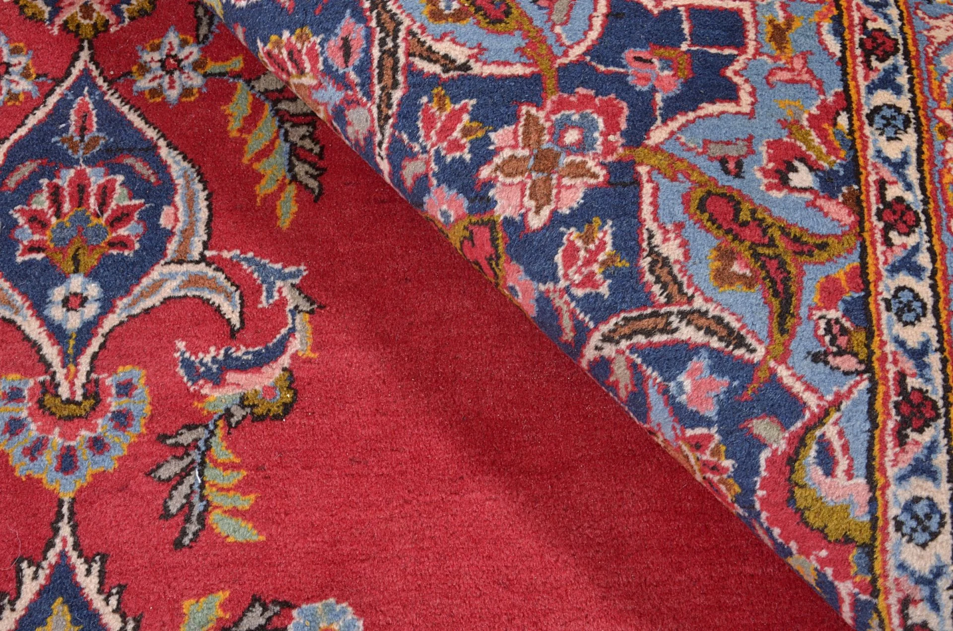Hand-Knotted Kashan Persian Rug, 279 × 373 cm, Wool - Image 5