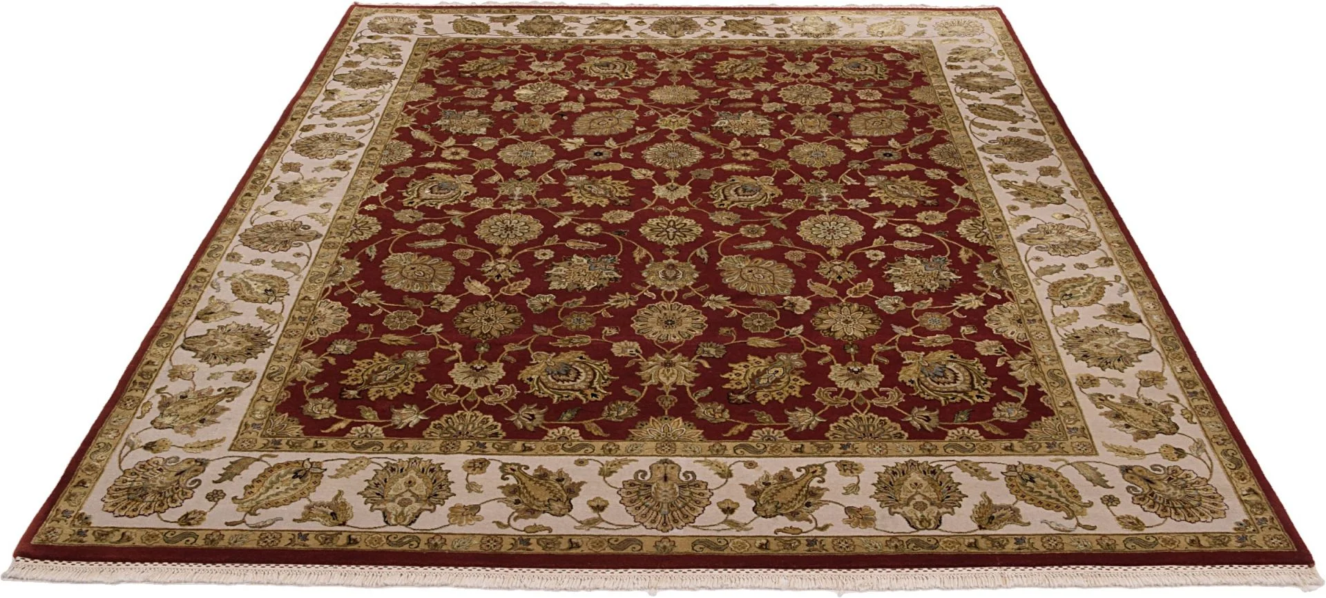 Alternative view of Hand-Knotted Tabriz Indian Rug, 250 × 300 cm, Wool