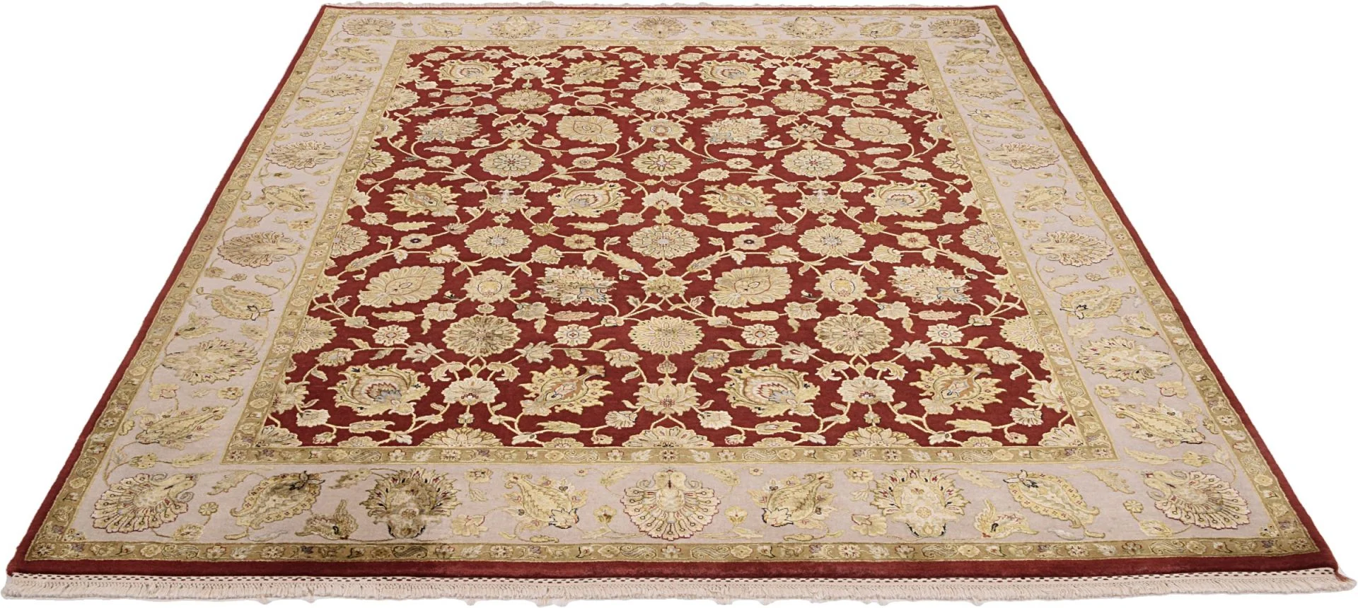 Hand-Knotted Tabriz Indian Rug, 250 × 300 cm, Wool - Image 3