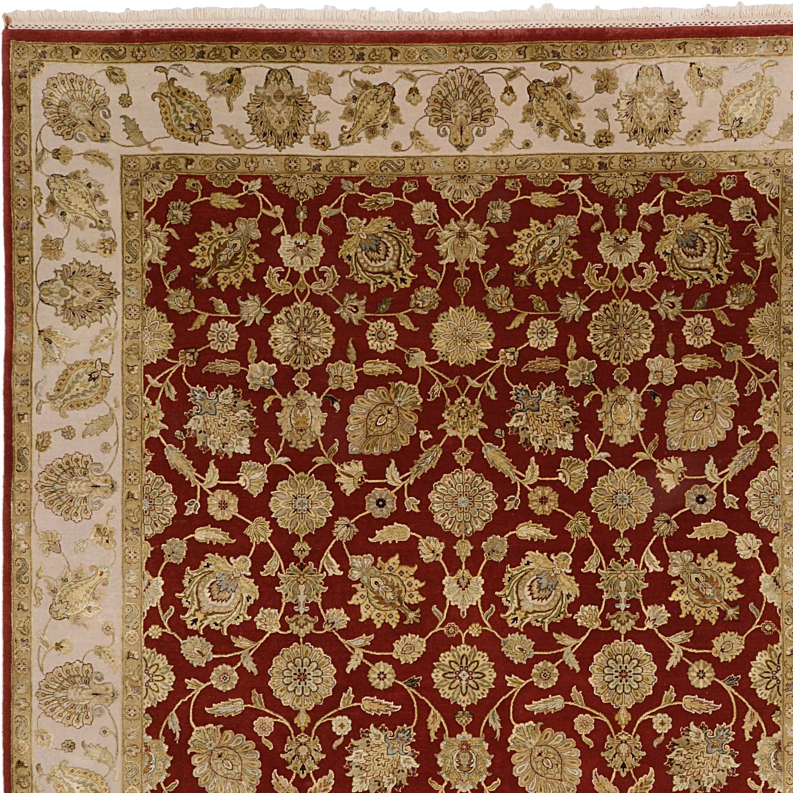 Hand-Knotted Tabriz Indian Rug, 250 × 300 cm, Wool - Image 7