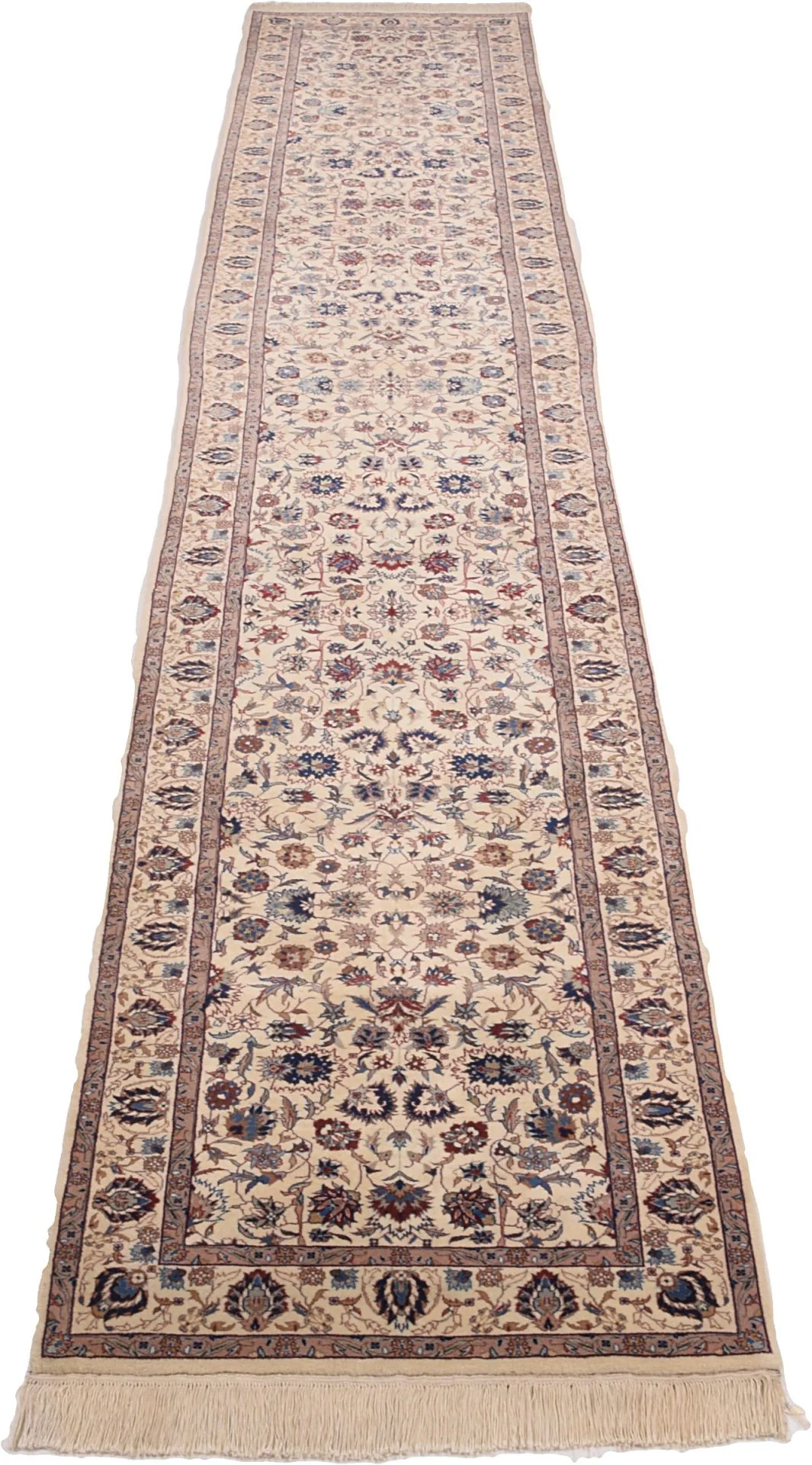 Isfahan Chinese Rug 80 × 434 cm in Wool, hand-knotted - Image 3