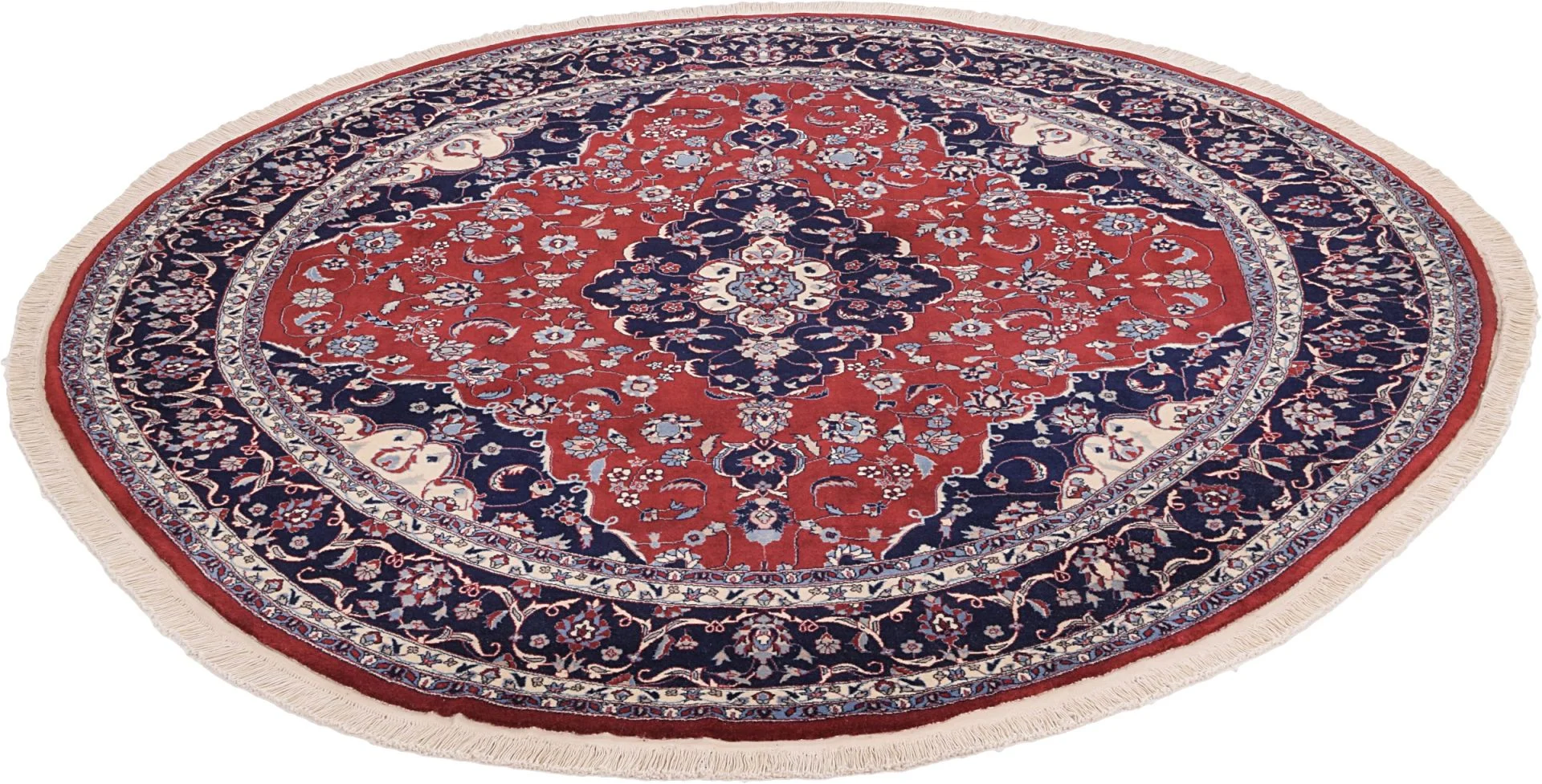 Isfahan Chinese Rug 200 × 200 cm in Wool, hand-knotted - Image 3