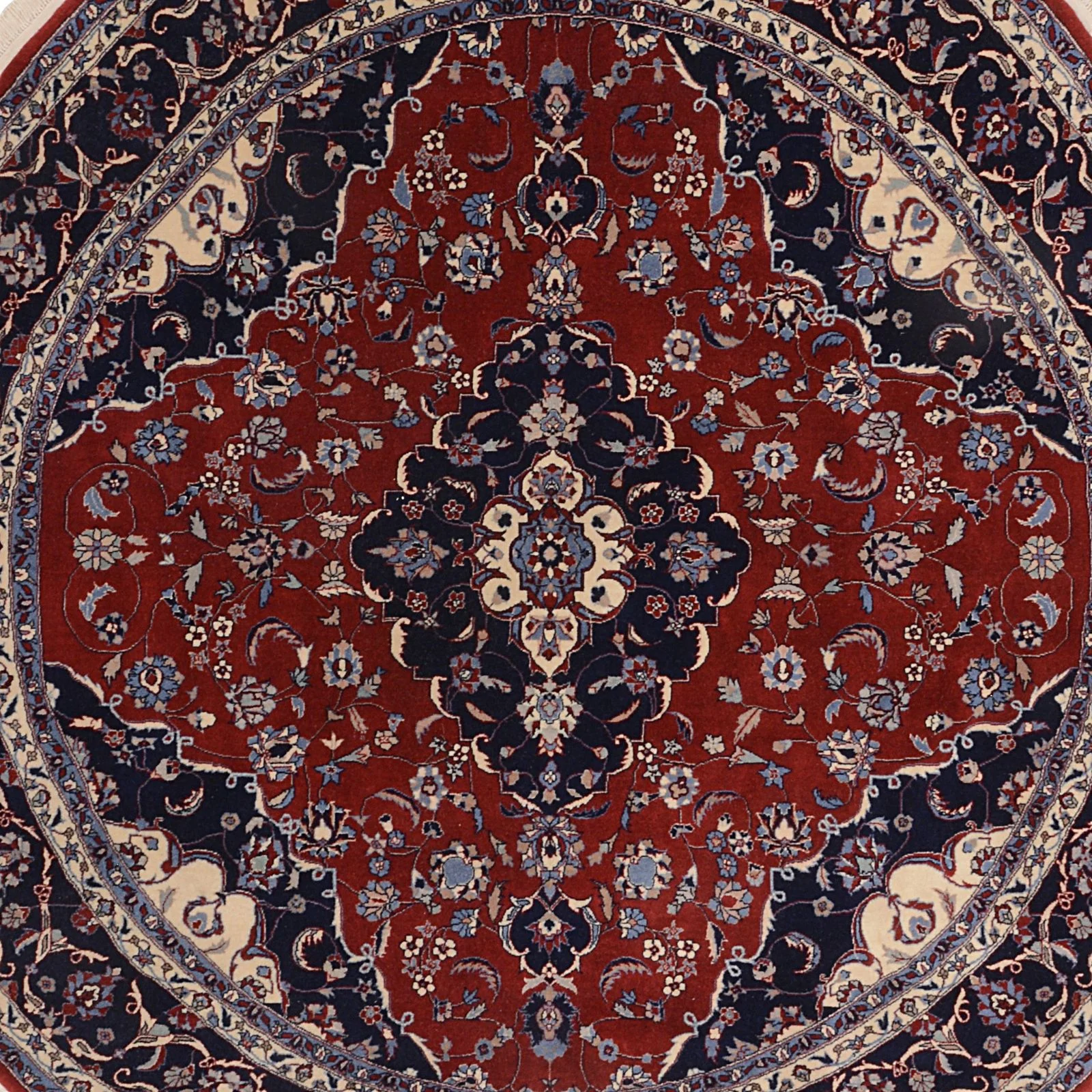 Isfahan Chinese Rug 200 × 200 cm in Wool, hand-knotted - Image 6