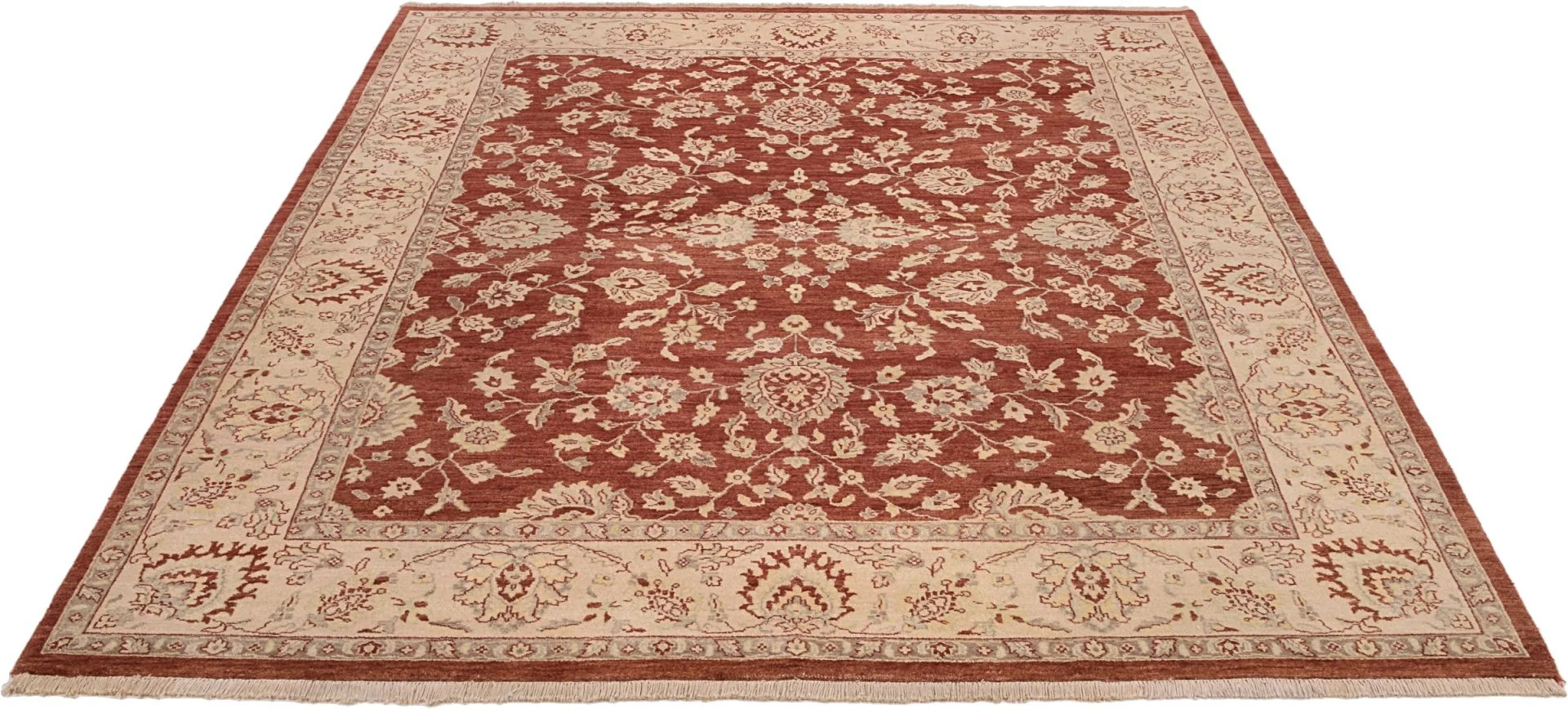 Alternative view of Wool Ziegler Pakistani Rug 244 × 300 cm, hand-knotted