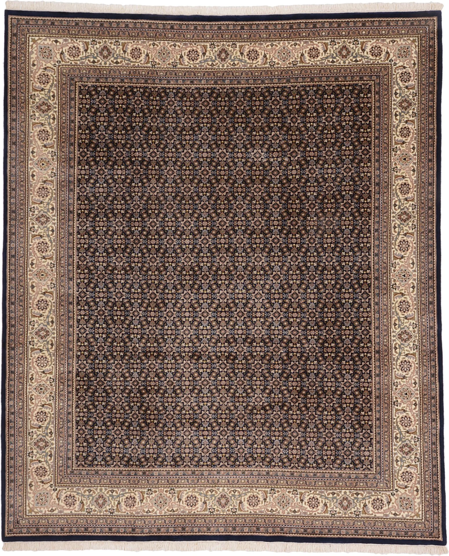 Tabriz Indian Rug 250 × 298 cm in Wool, hand-knotted